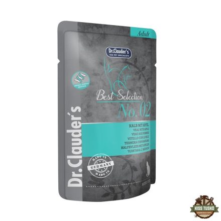 Dr.Clauders Best Selection Cat No2 alutasak borjú almával - Mono Protein 85g