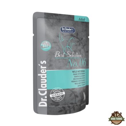 Dr.Clauders Best Selection Cat No6 alutasak Vadhús sütőtökkel - Hair & skin 85g