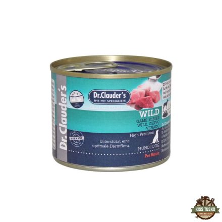 Dr.Clauders Dog Selected Meat Vadas konzerv 200g