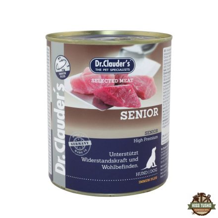 Dr.Clauders Selected Meat Senior konzerv 800g
