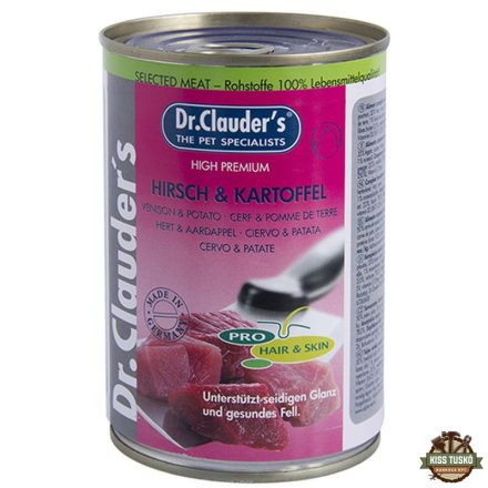 Dr.Clauders Dog Konzerv Selected Meat Szarvasos és burgonyás konzerv 400g