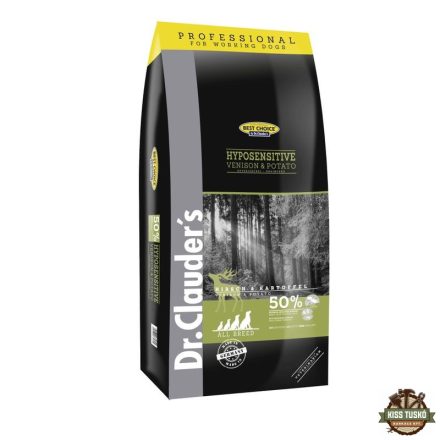 Dr.Clauders Best Choice Adult Hyposensitive Szarvas & Burgonya All breed 20kg