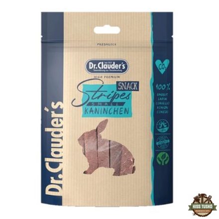 Dr.Clauders Dog Jutalomfalat Stripes Small Nyúlhús csíkok 80g
