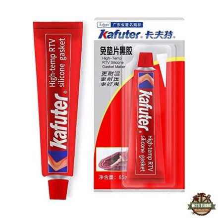 Kafuter K-383 RED Gasket Maker Magas Hőmérsékletű Szilikon Tömítőanyag 85g