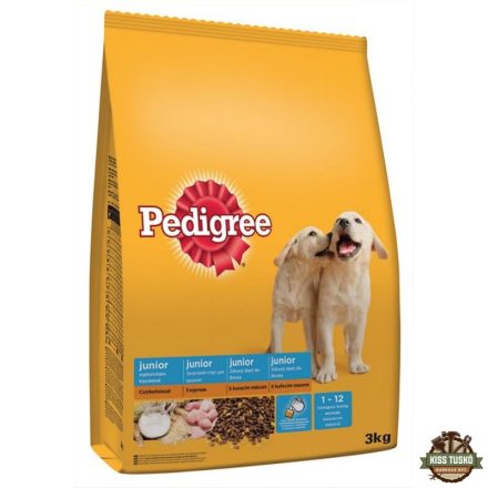 Pedigree Száraz Junior Baromfi 3kg