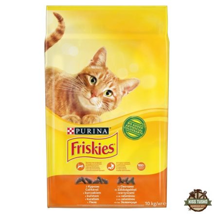 Friskies Száraz Macska Csirke+Zöldség 10kg