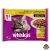 Whiskas alutasak 4-pack szárnyas válogatás mártásban 4*85gr Multipack