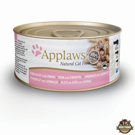 Applaws Cat Konzerv Tonhal+Garnélarák 70g