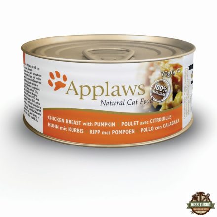 Applaws Cat Konzerv Csirke+Sütőtök 70g