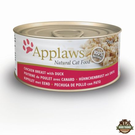 Applaws Cat Konzerv Csirkével És Kacsával, 70g