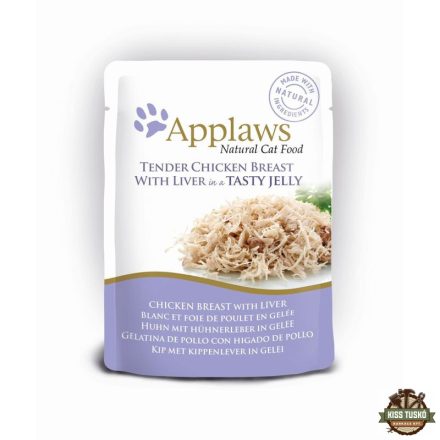 Applaws Cat Tasakos Csirkehús Májjal Zselében, 70g