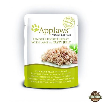 Applaws Cat Tasakos Csirkehús Bárányhússal Zselében, 70g