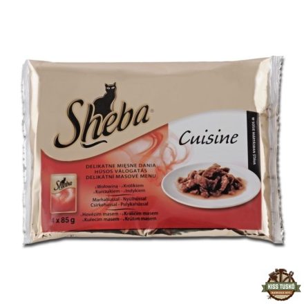 Sheba Alutasak 4 Pack Cuisine Húsos Multipack