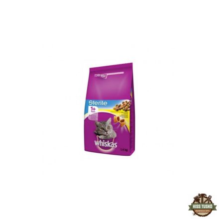 Whiskas Sterilie száraz macskaeledel csirkével 1,4kg