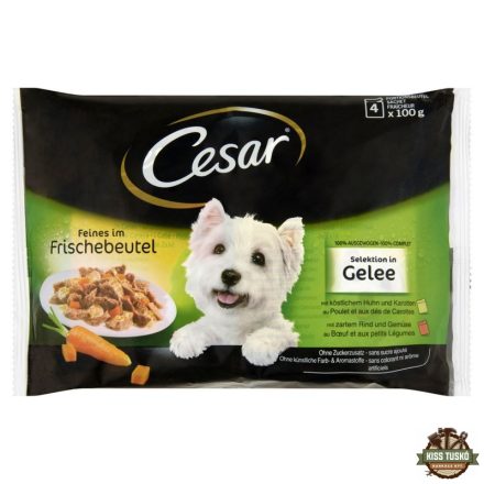 Cesar alutasak 4 pack válogatás aszpikban Multipack
