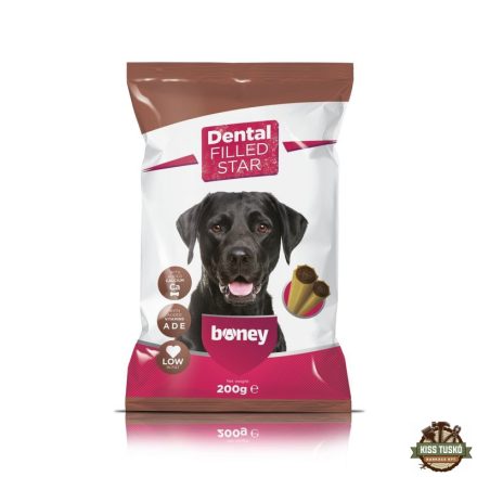 Boney Jutalomfalat Dental Filled Star 200g