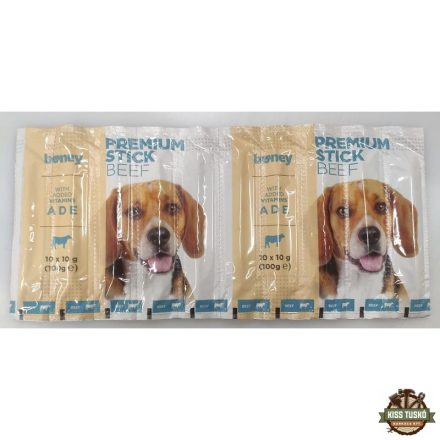 Boney Kutya Jutalomfalat Premium Stick Marha 10x10g