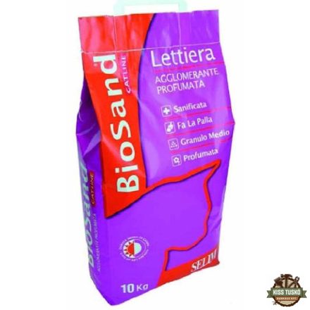 Macskaalom Biosand Illatos Csomósodó, Bentonit 10kg