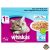 Whiskas alutasak 12-pack halas válogatás aszpikban 12x85g Multipack