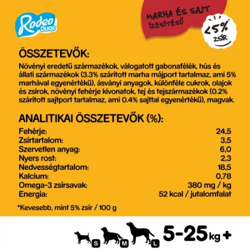 Pedigree Rodeo Duo Marha+Sajt 123g