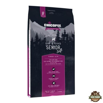 Chicopee HNL Soft Senior Goat-Potato kutyatáp 12kg