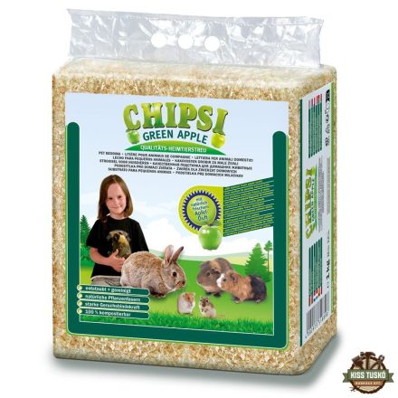 Chipsi Forgács Plus Zöld Alma 15l, 1kg