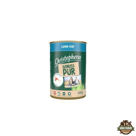 Christopherus Dog konzerv pure bárány 400g