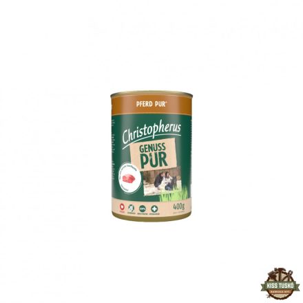 Christopherus Dog konzerv pure ló 400g