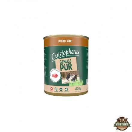 Christopherus Dog konzerv pure ló 800g
