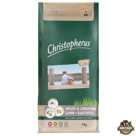 Christopherus Dog Puppy & Junior Grainfree Bárány és burgonya 12kg