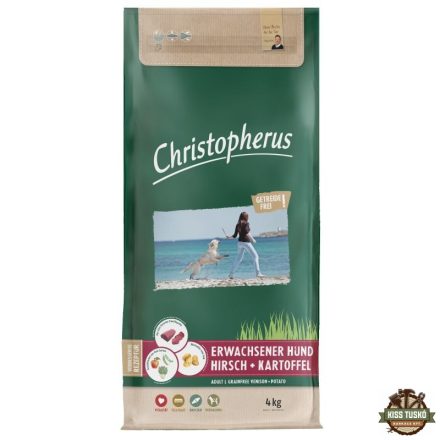 Christopherus Dog Adult Grainfree Szarvas és burgonya Large 4kg