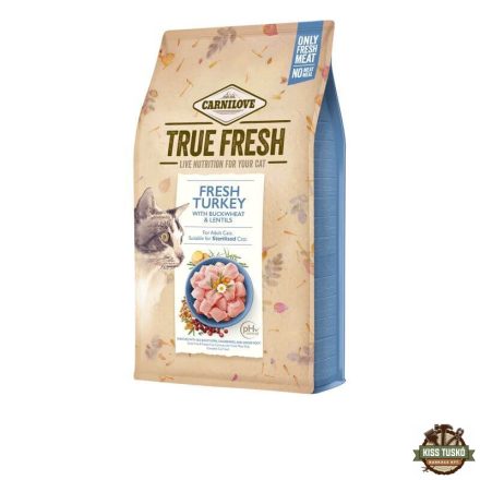 Carnilove True Fresh Cat Adult Turkey - pulyka 4,8kg