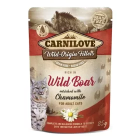   Carnilove Cat tasakos Wild Boar with Chamomile - Vaddisznó kamillával 85g