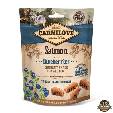 Carnilove Dog Jutalomfalat Crunchy Salmon&blueberries - Lazac áfonyával 200g
