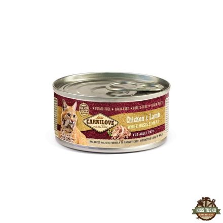 Carnilove Cat Chicken & Lamb Can- Csirke és Bárány Hússal Konzerv 100g