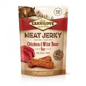   Carnilove Jerky Snack Chicken & Wild Boar Bar – csirke & vaddisznó 100g
