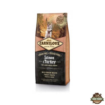 Carnilove Puppy Salmon & Turkey Large - Lazac & Pulyka 4kg