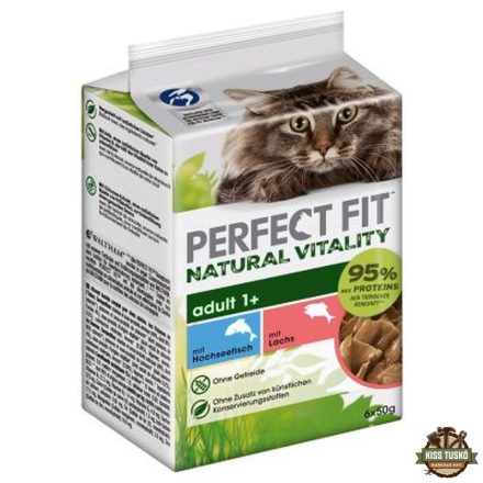 PERFECT FIT mini tasakos lazac & oceani halas 6x50gr Multipack