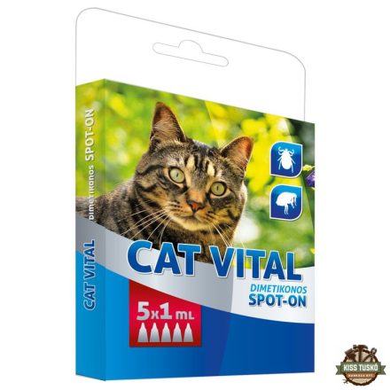 Cat Vital Dimetikonos Spot-on Macskák Részére