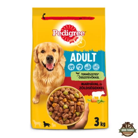 PEDIGREE Száraz Marha & Zöldség 3kg