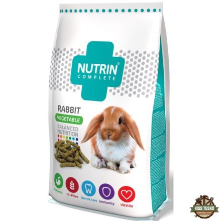 Nutrin Complete Nyúleledel Zöldség 1500g