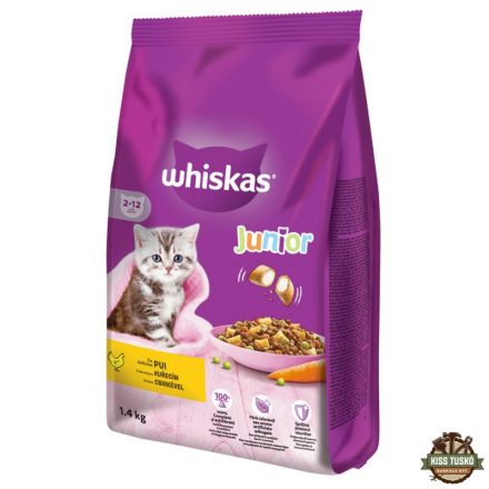 Whiskas Junior macskaeledel csirkével 1,4kg