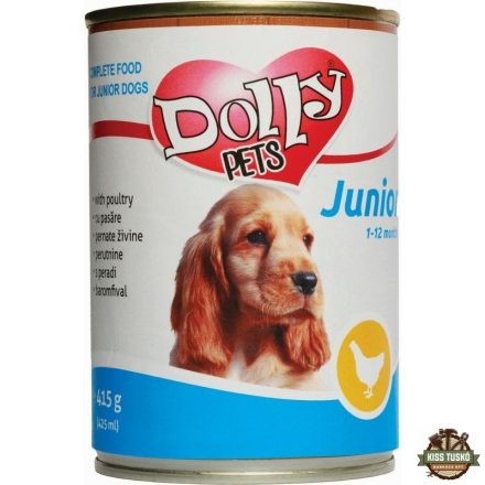 Dolly Dog Junior konzerv csirke 415g