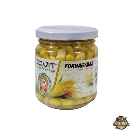 Dovit Üveges Leves Kukorica Fokhagyma 350g