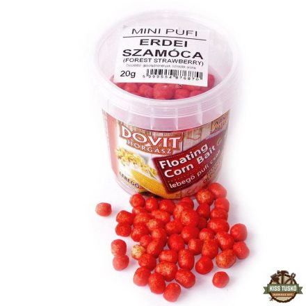 Dovit Lebegő Pufi Csali MINI - Erdei Szamóca 16g