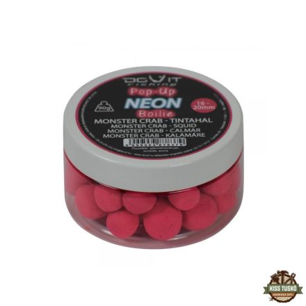 Dovit Pop-Up Neon Boilie 16-20mm - monster crab-tintahal 110g