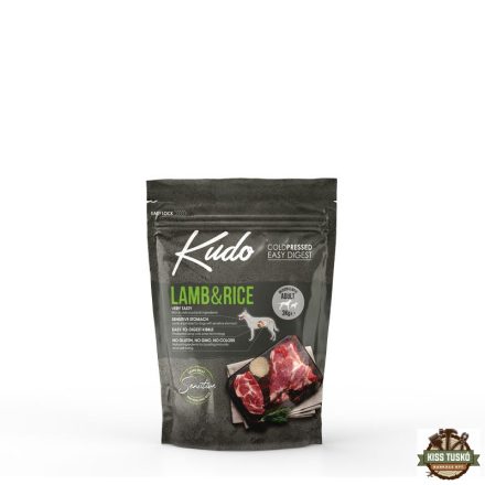 Kudo Low Grain Adult Lamb/Rice Medium/Maxi száraz kutyatáp bárány, rizs 3kg