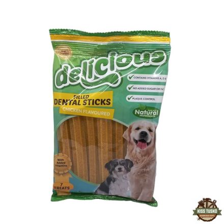 Delicious Jutalomfalat Kutyáknak Filled Dental Roll Dog Treat 200g