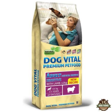 Dog Vital Adult Sensitive Medium Breeds Lamb 12kg
