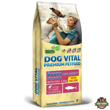Dog Vital Adult Sensitive Mini Breeds Fish 12kg